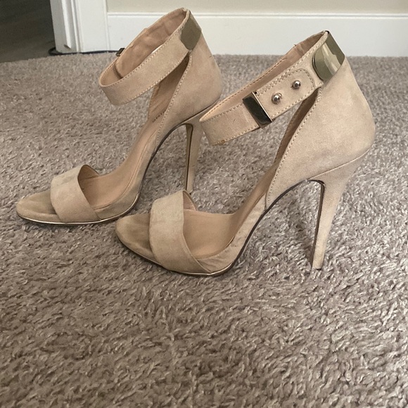 Nude Sandals heels 7.5 - Picture 1 of 2